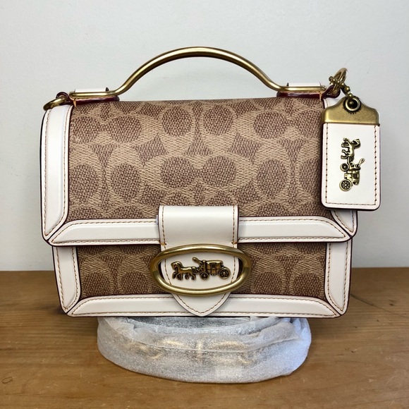 Coach Handbags - S⭕️LD‼️New Coach 1941 Riley Top Handle 18 In Signature Canvas
